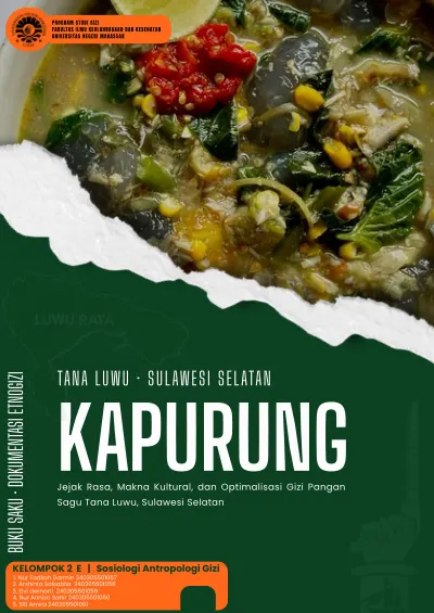 Kapurung: Jejak Rasa, Makna Kultural, dan Optimalisasi Gizi Pangan… cover