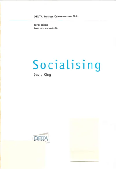 Business Communication Skills Socialising cover