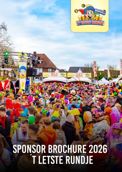 Sponsorbrochure 'T Letste Rundje 2026 cover