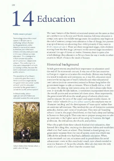 Education in Britain cover