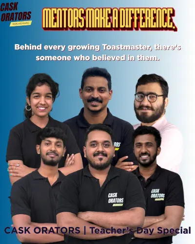Cask Orators Teacher's Day Special Mentor Tribute cover