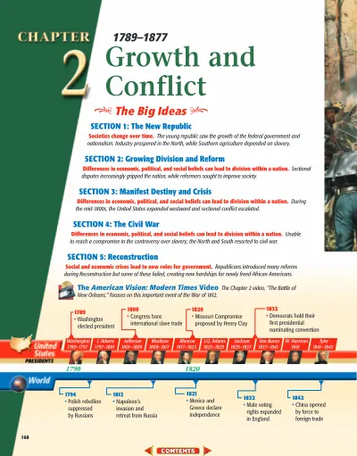 Growth and Conflict 1789-1877 cover