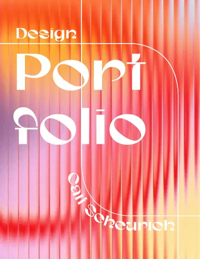 Cait Scheurich Design Portfolio cover