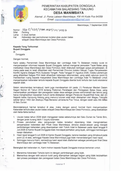 NOTA KEBERATAN TAPAL BATAS cover