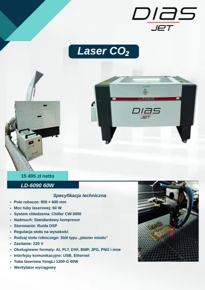 Laser CO₂ LD-6090 i Laser RF cover