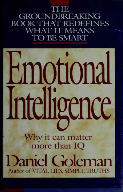 Emotional Intelligence: Why It Can Matter More Than IQ cover