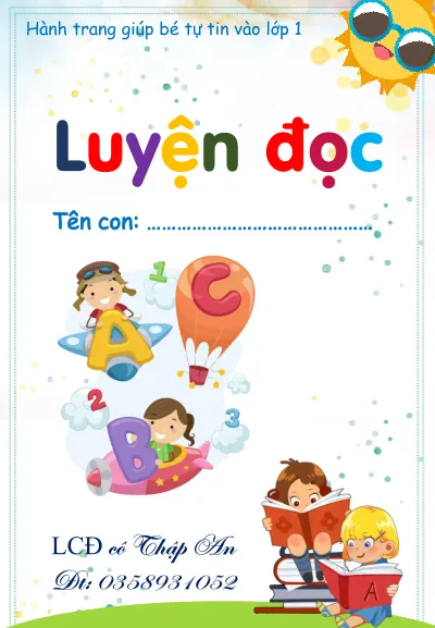 Luyện đọc, Hành trang giúp bé tự tin vào lớp 1 cover