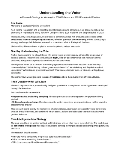 Understanding the Voter: A Research Strategy for the 2026 Midterms… cover
