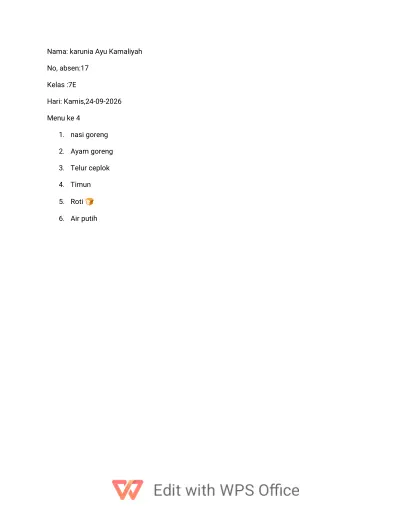 Catatan Menu Makan Siang cover