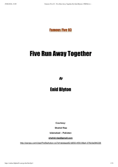 Five run away together cover