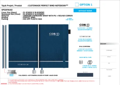 20260578 CUSTOMADE DIARY + ACTUAL SIZE cover