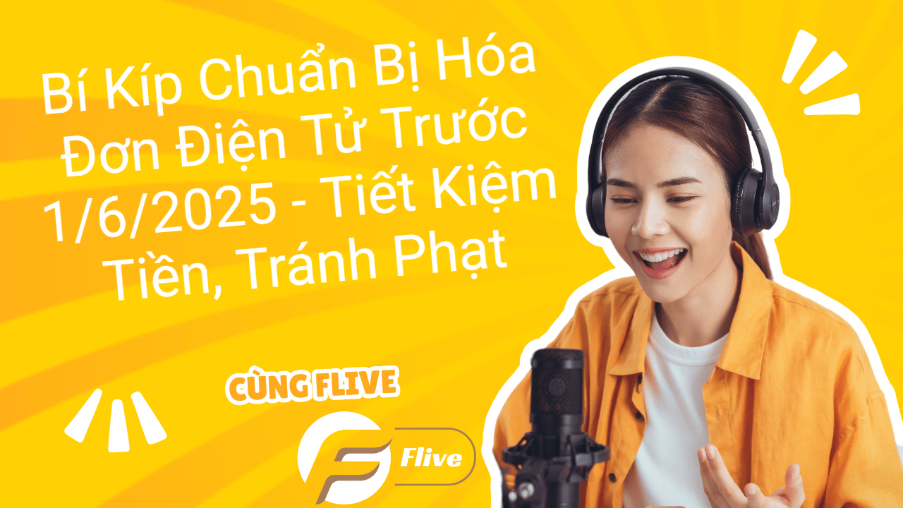 Bí Kíp Chuẩn Bị Hóa Đơn Điện Tử Trước 1/6/2025 - Tiết Kiệm Tiền, Tránh Phạt