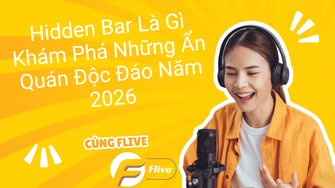 Hidden Bar Là Gì Khám Phá Những Ẩn Quán Độc Đáo Năm 2026