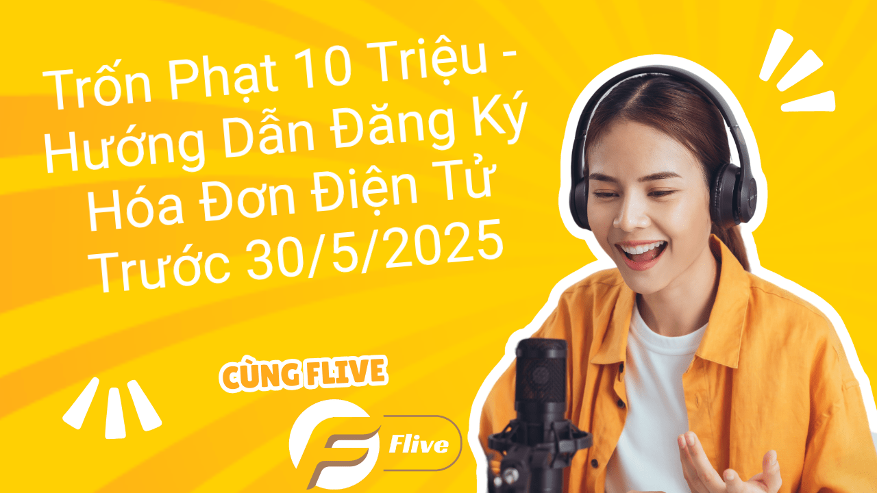 Trốn Phạt 10 Triệu - Hướng Dẫn Đăng Ký Hóa Đơn Điện Tử Trước 30/5/2025
