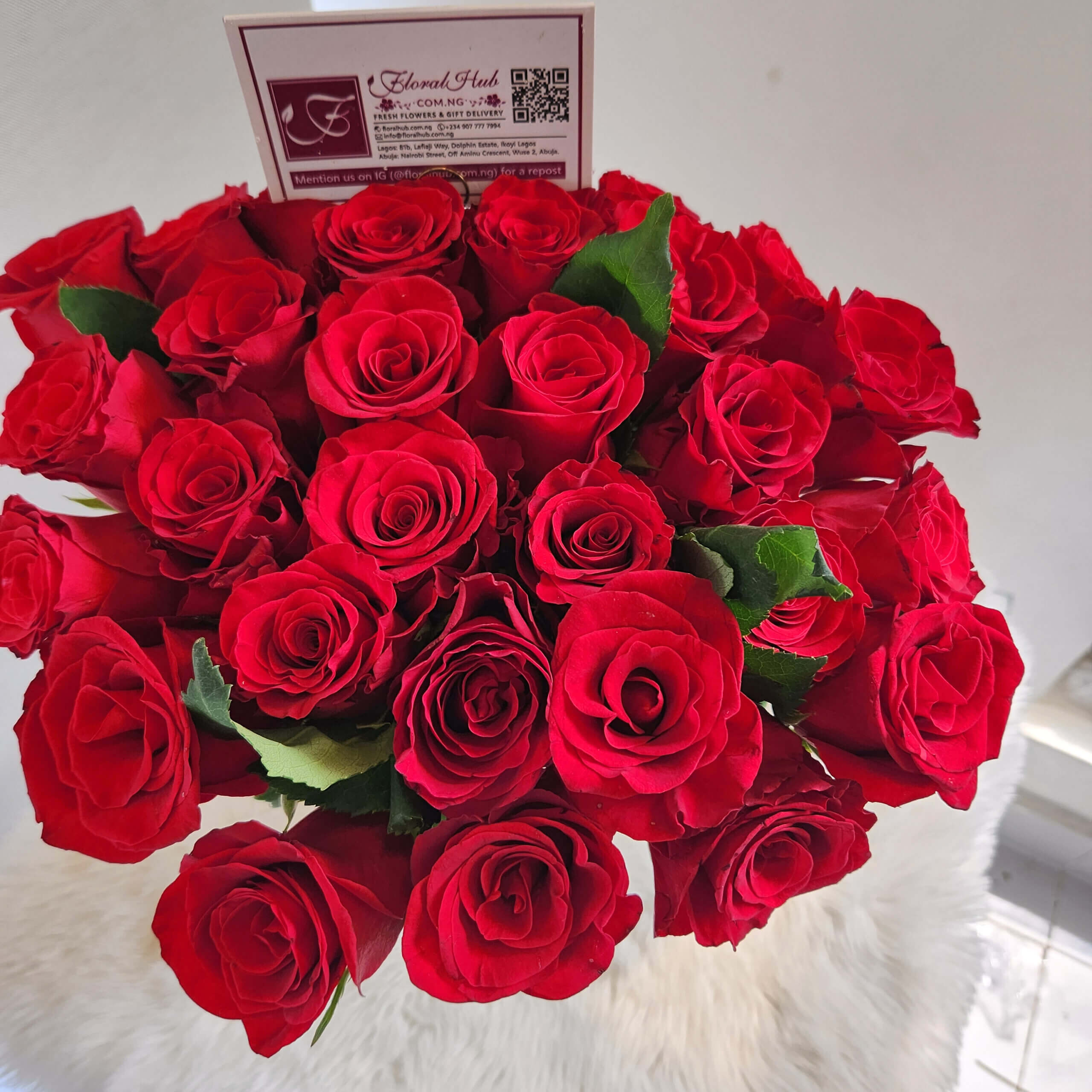 Allure Bouquet - Bouquet of red roses | Floral Hub