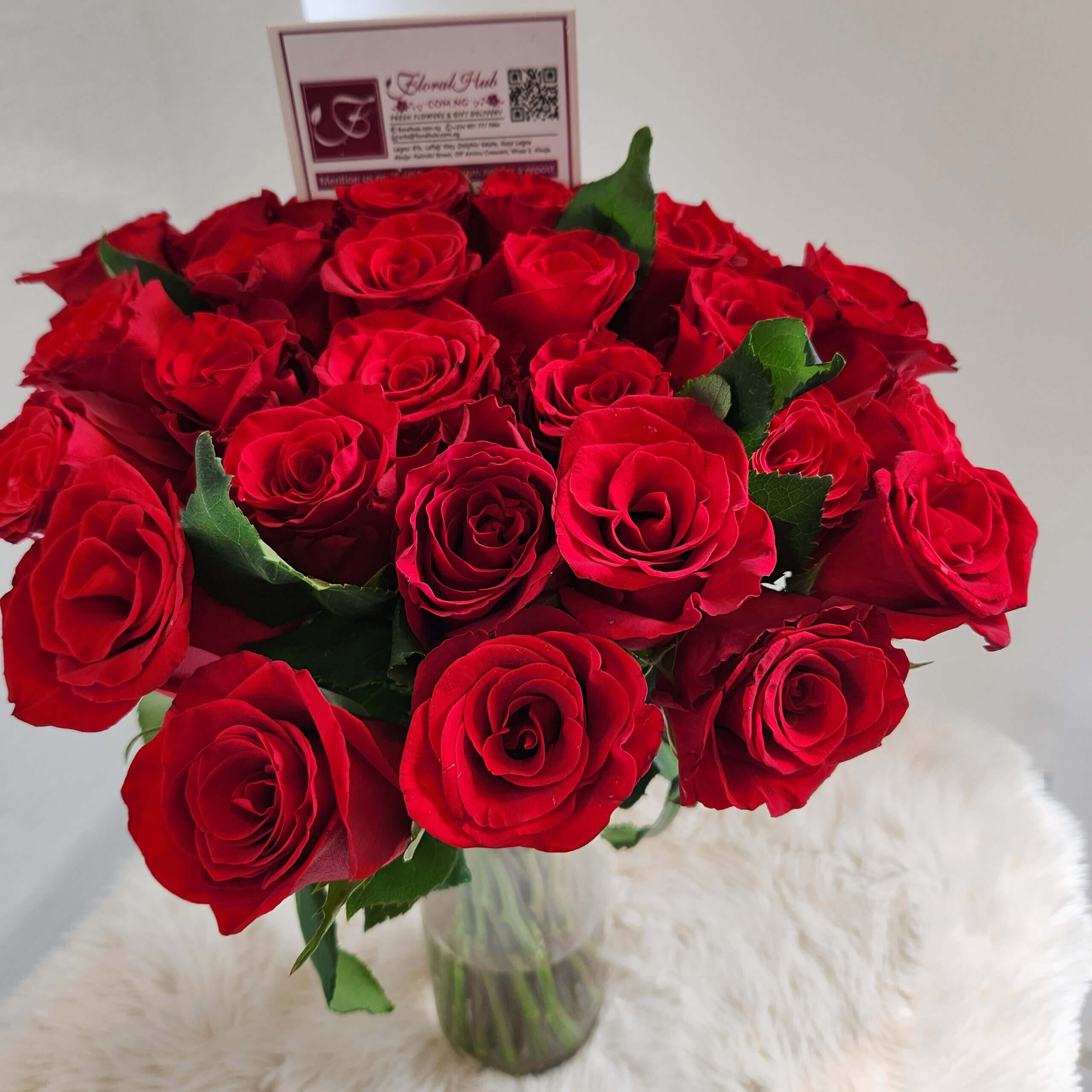 Allure Bouquet - Bouquet of red roses | Floral Hub