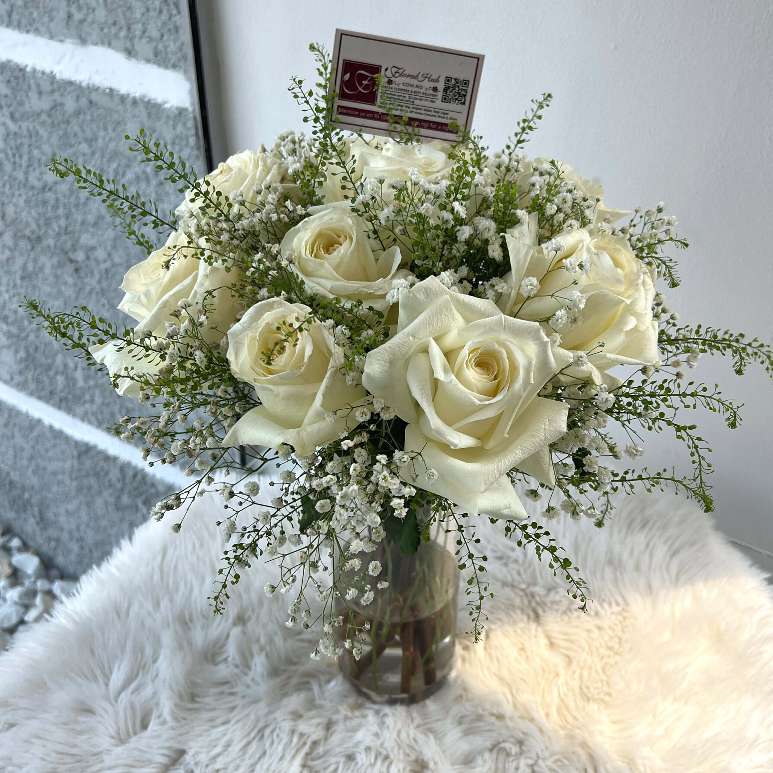 White Roses and Million Stars Floralhub @