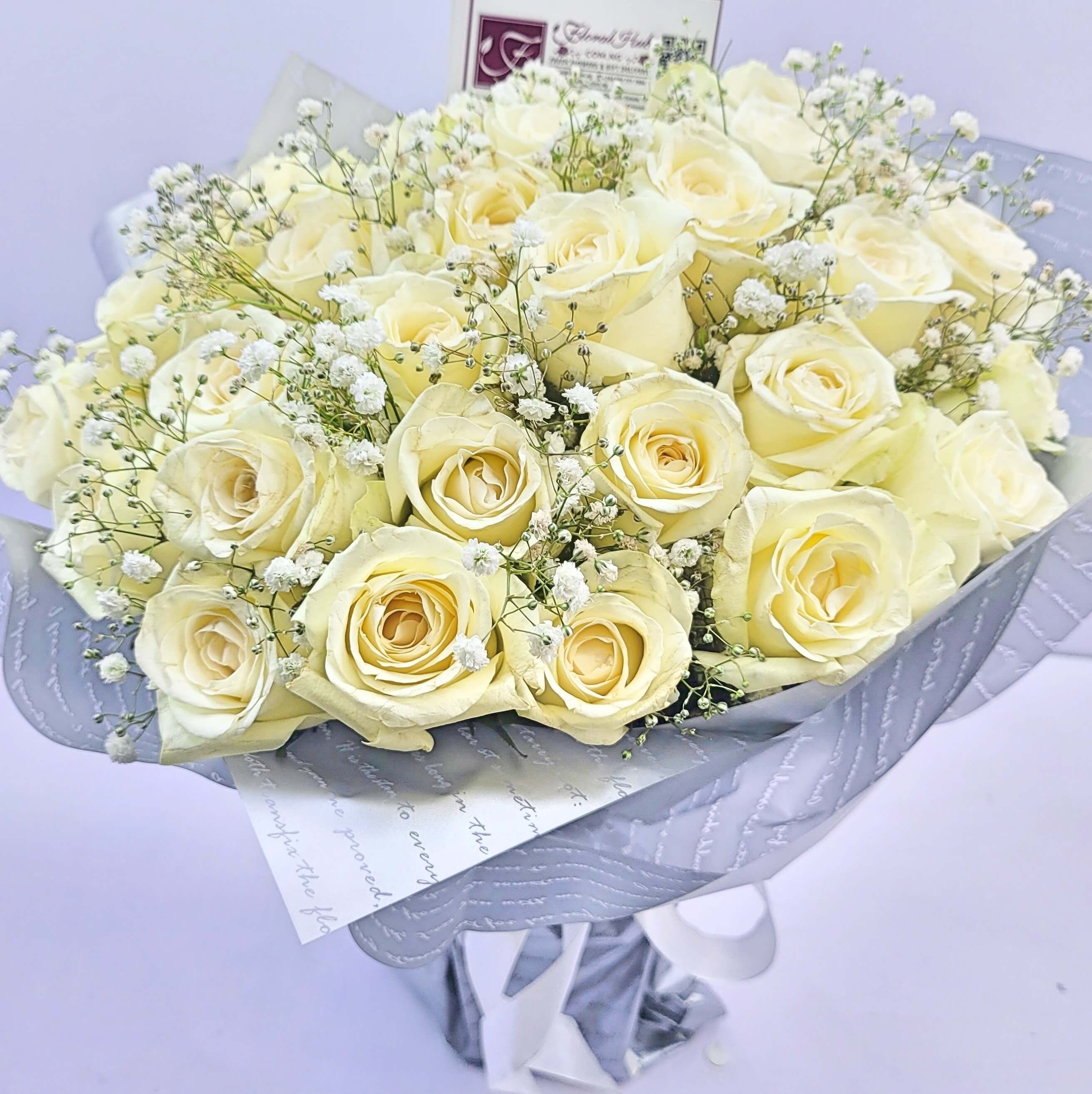 Floralhub Purity White Roses with Babys Breath 1 (1)