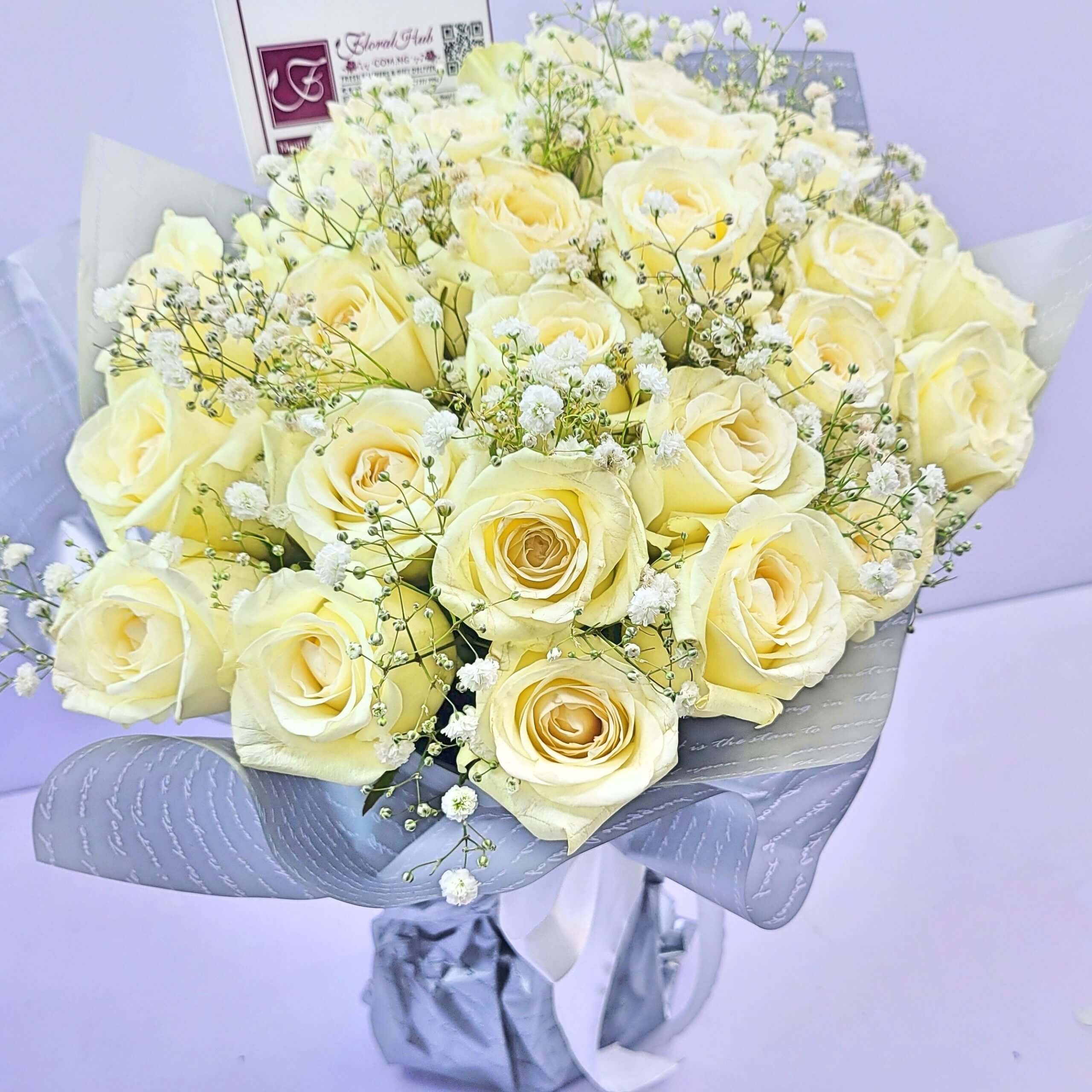 Floralhub Purity White Roses with Babys Breath 2 (1)