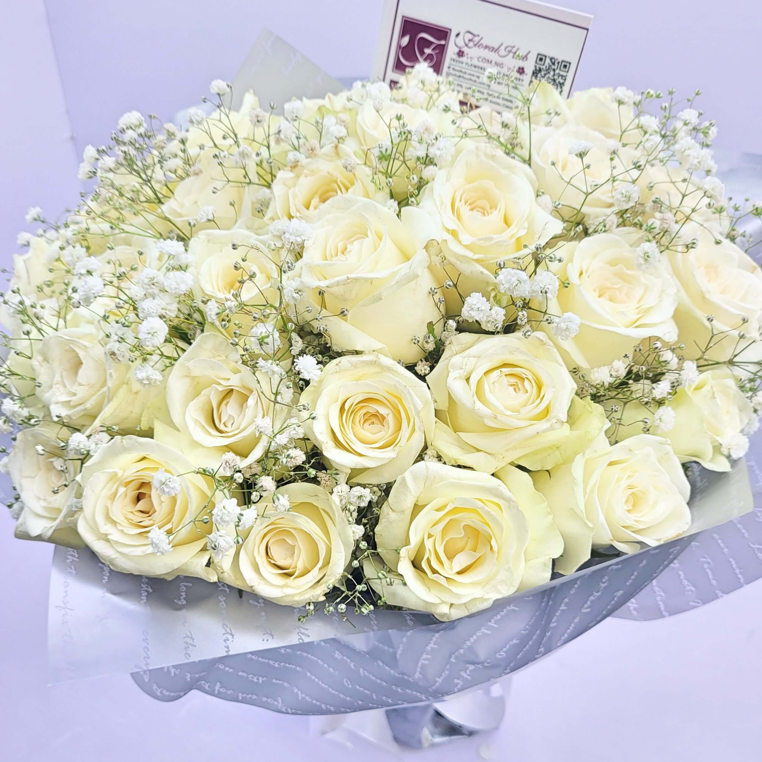 Floralhub Purity White Roses with Babys Breath 3 (1)