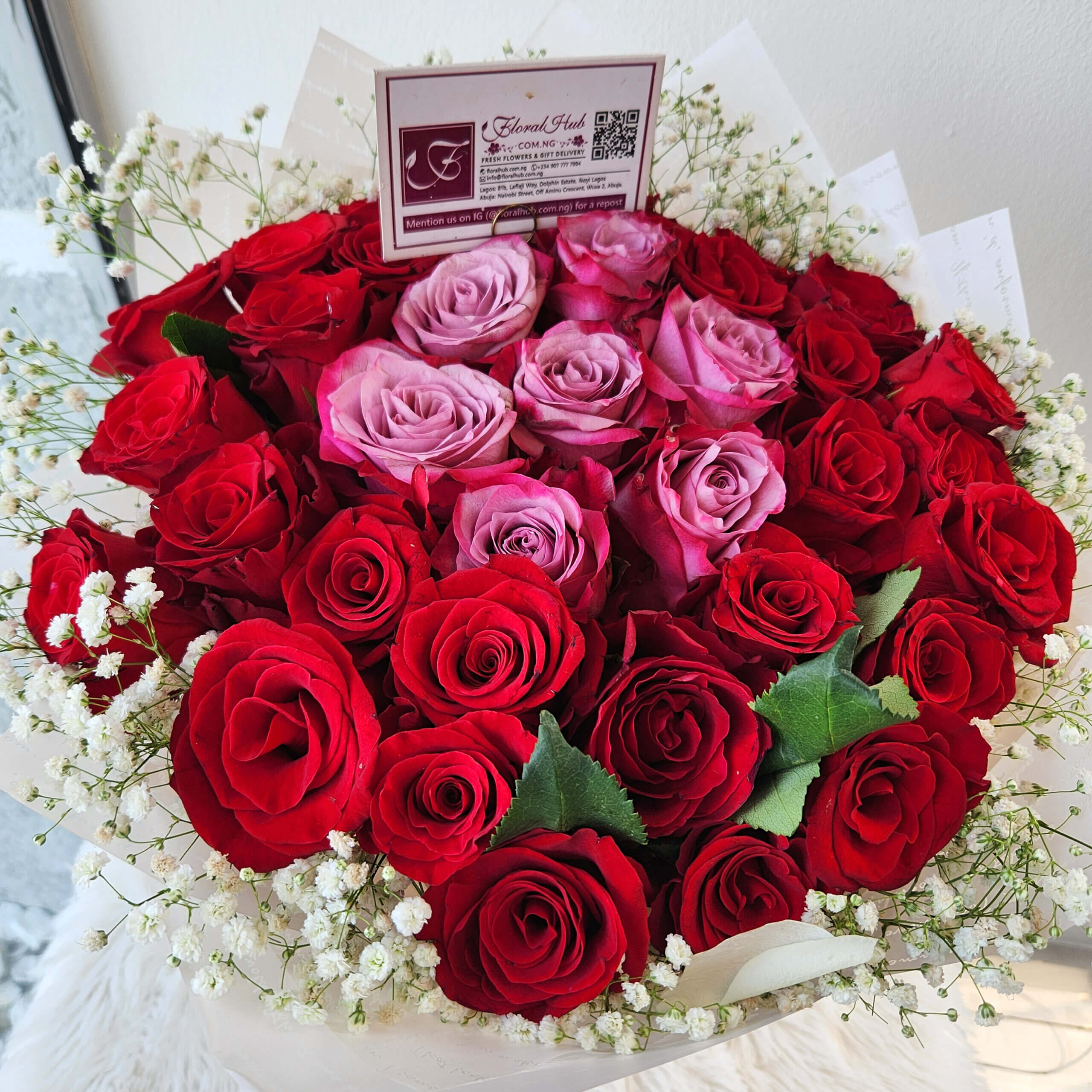 Red and Purple Roses 1