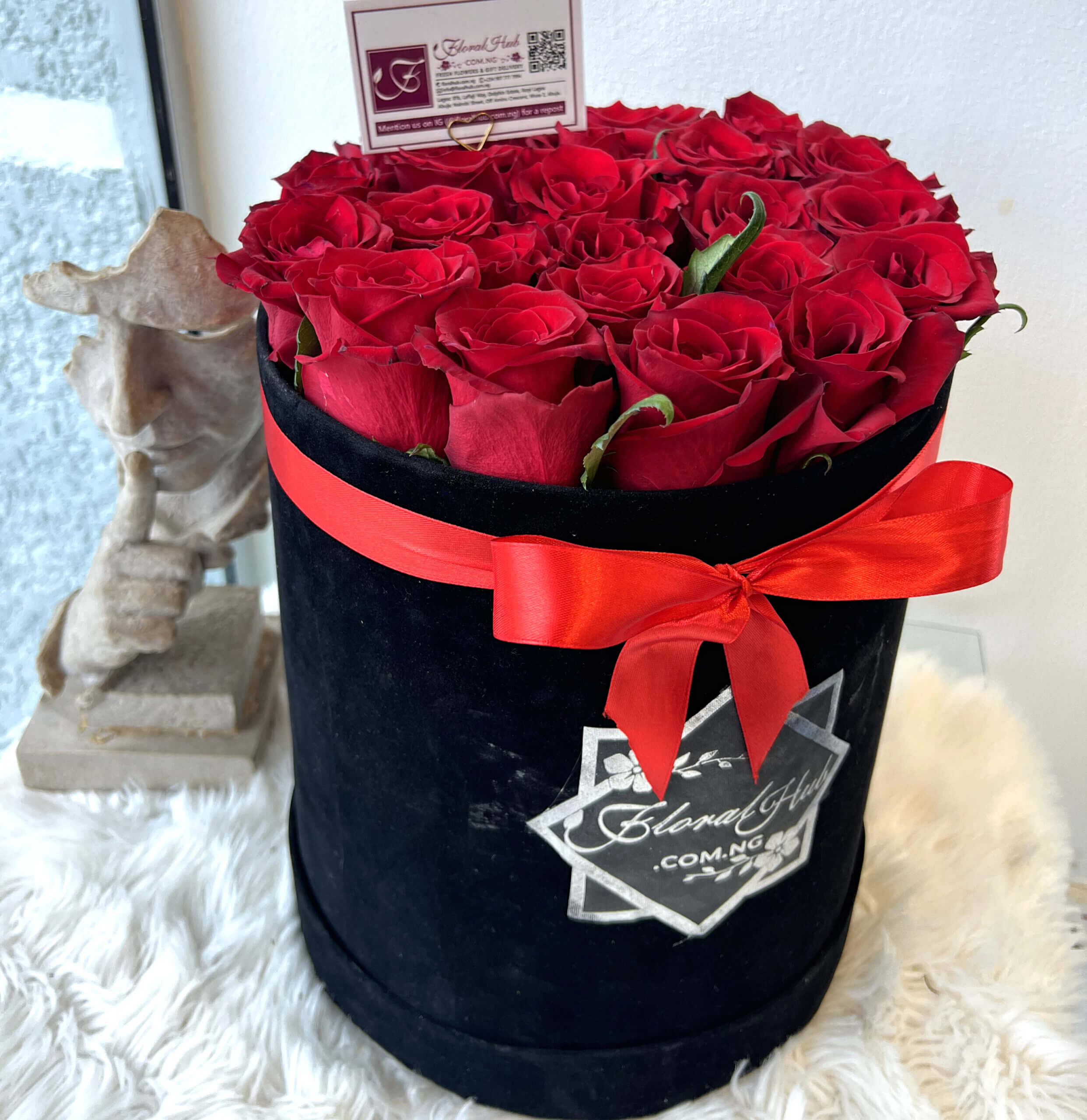 Red Roses Box Arrangement 2