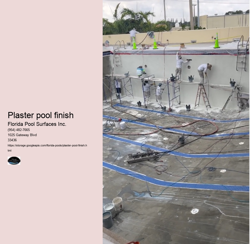 plaster pool finish