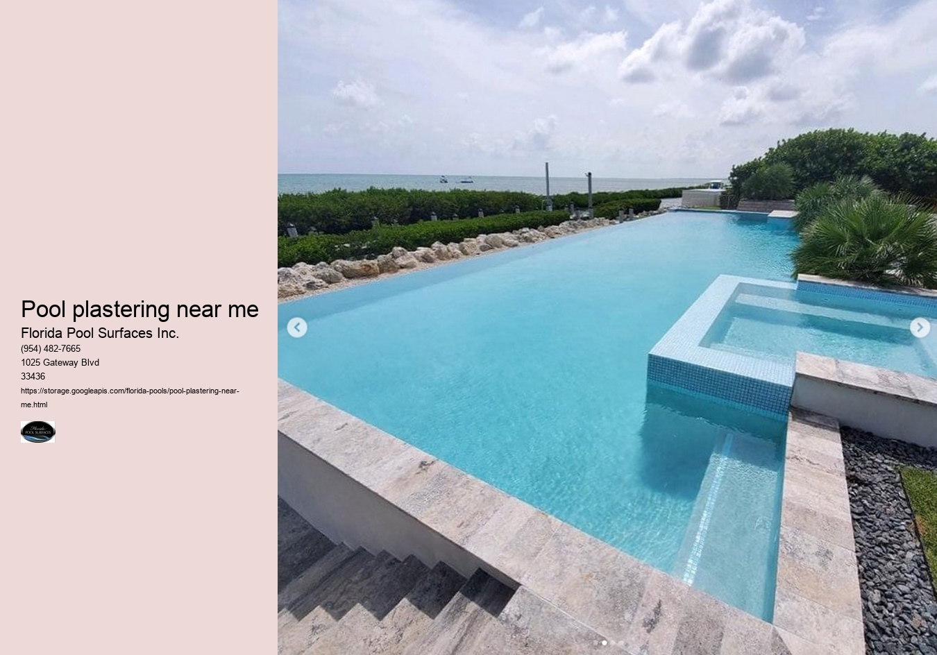 pool plastering near me