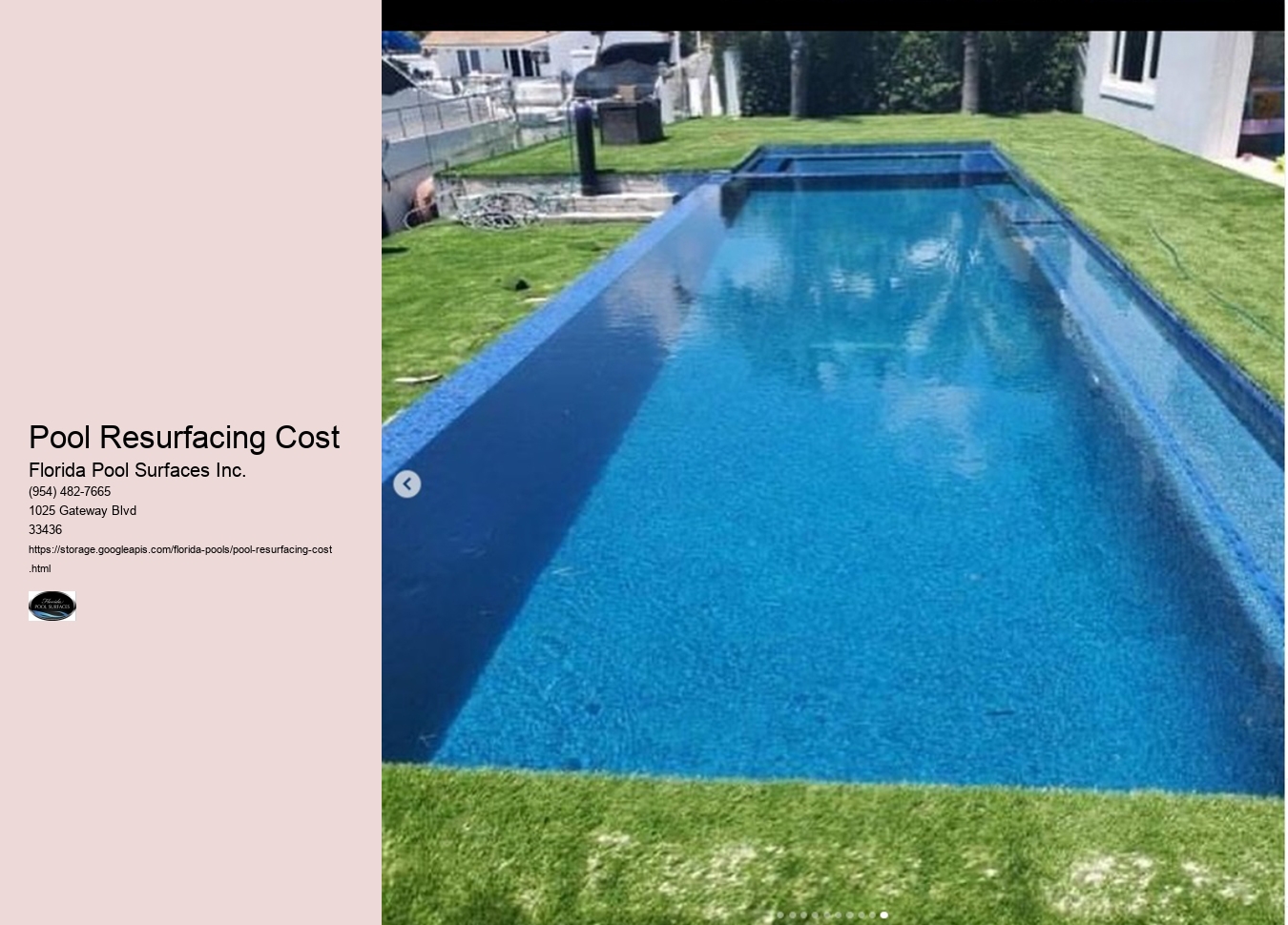 Pool Resurfacing Cost