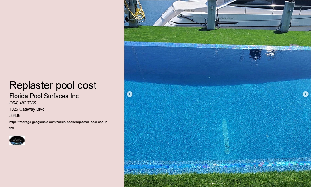 replaster pool cost