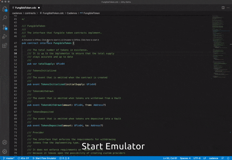 start emulator