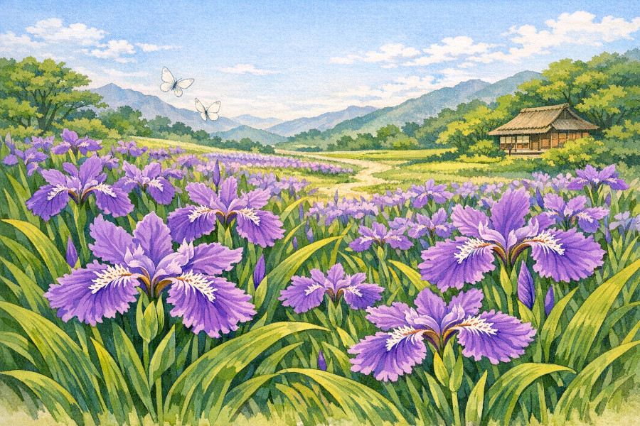 Iris tectorum