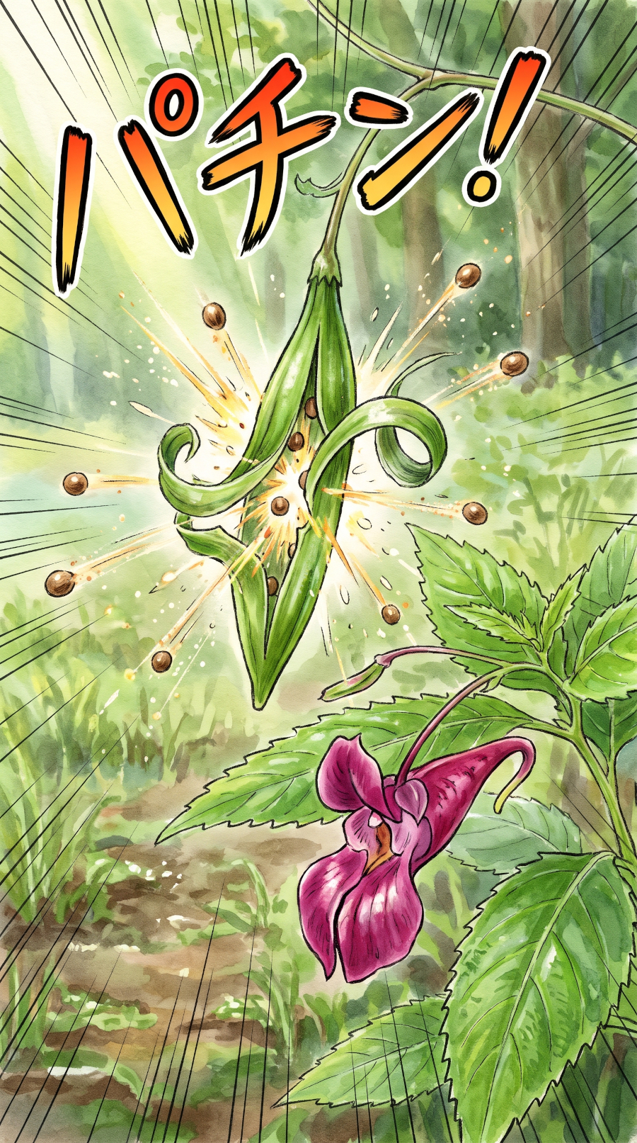 Impatiens textor