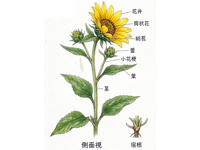 Helianthus decapetalus