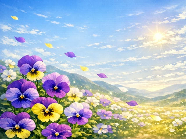 Garden pansy