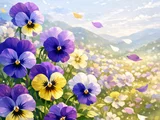 Garden pansy