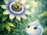 蓝花西番莲