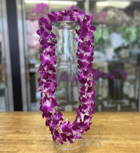 Lei Of Purple Orchids