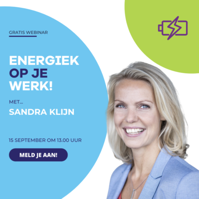 Webinar Energiek op je werk