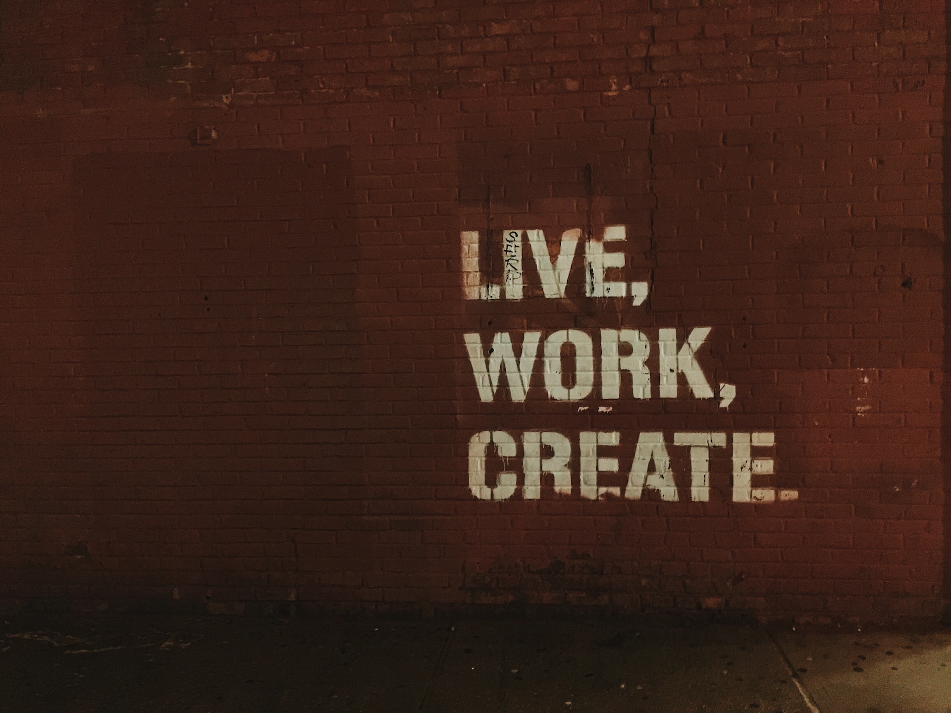 Live, work, create