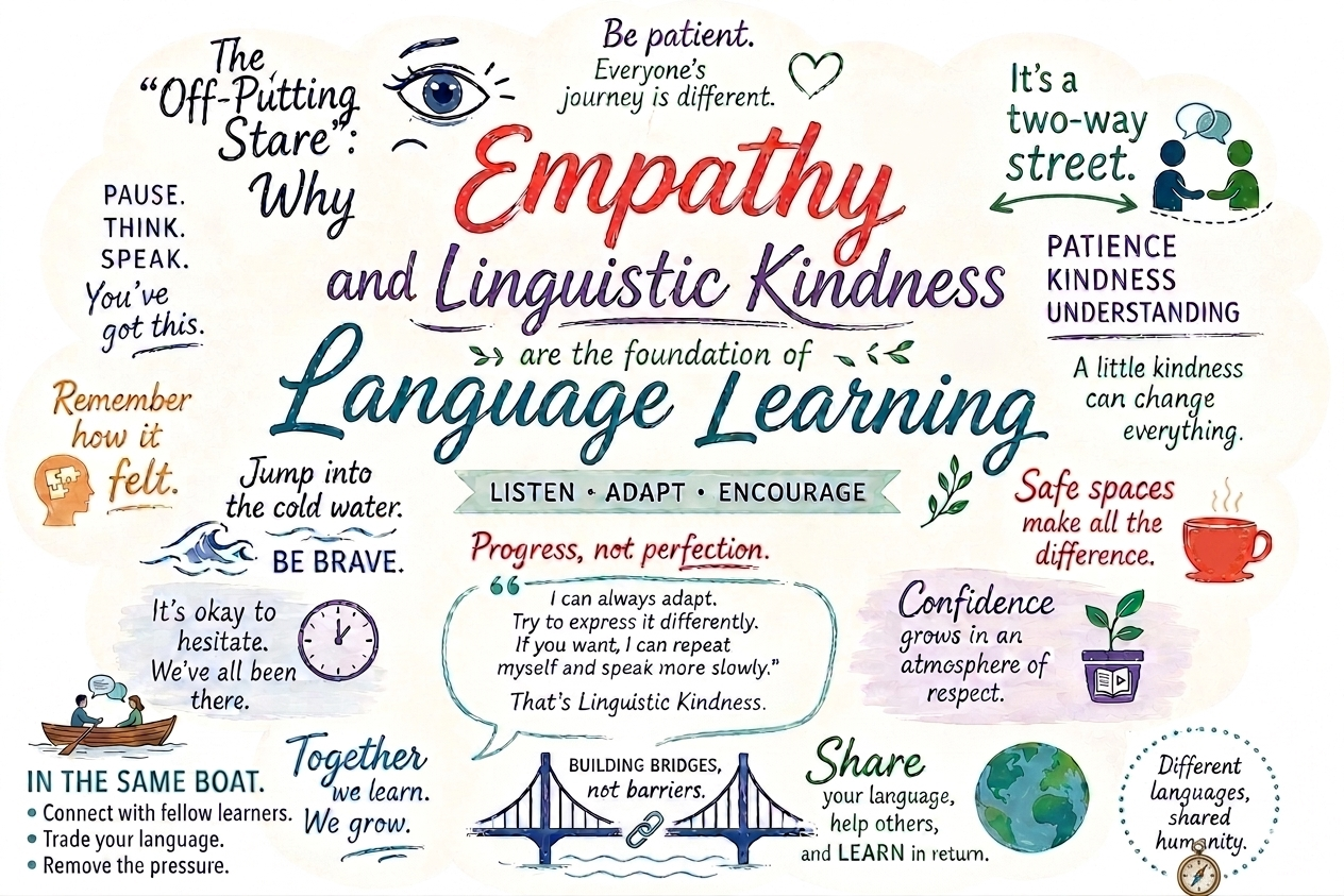 The "Off-Putting Stare": Why Empathy is the Ultimate Language Learning Tool