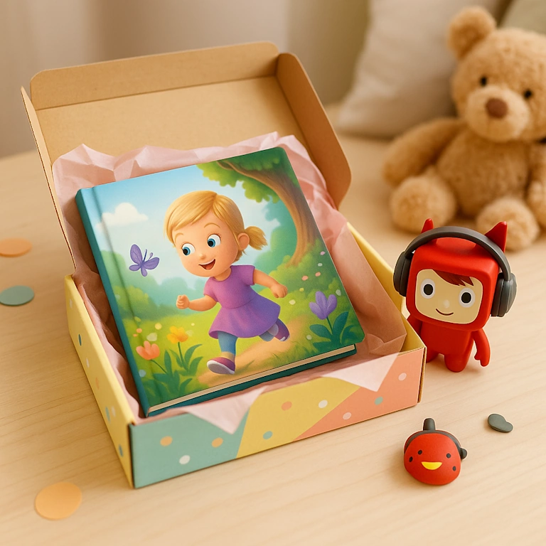 Gedrucktes Kinderbuch oder Kreativ-Tonie mit personalisierter Geschichte bestellen
