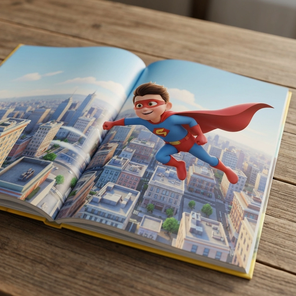 Superhelden-Abenteuer personalisiert