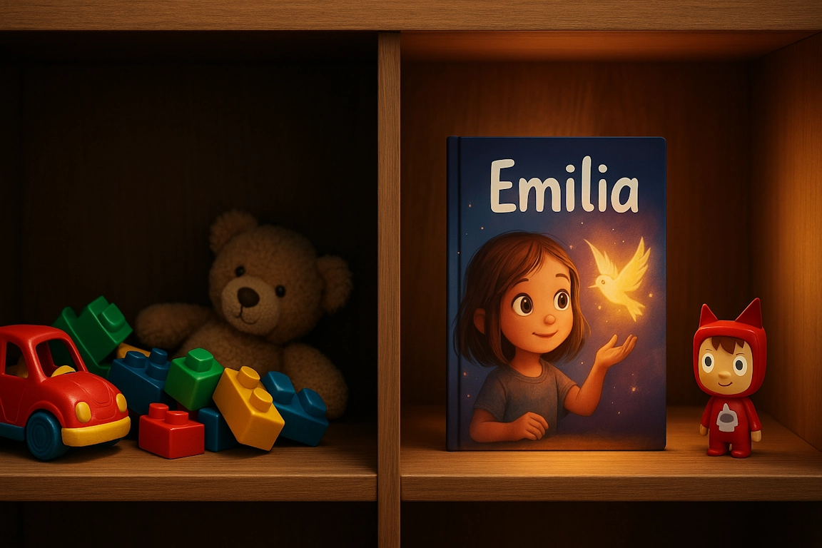 Talinu Bücher im Kinderzimmerregal