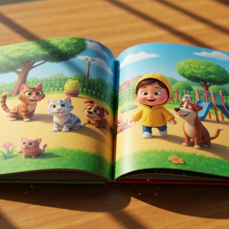 Personalisiertes Kinderbuch für 2-3 Jahre
