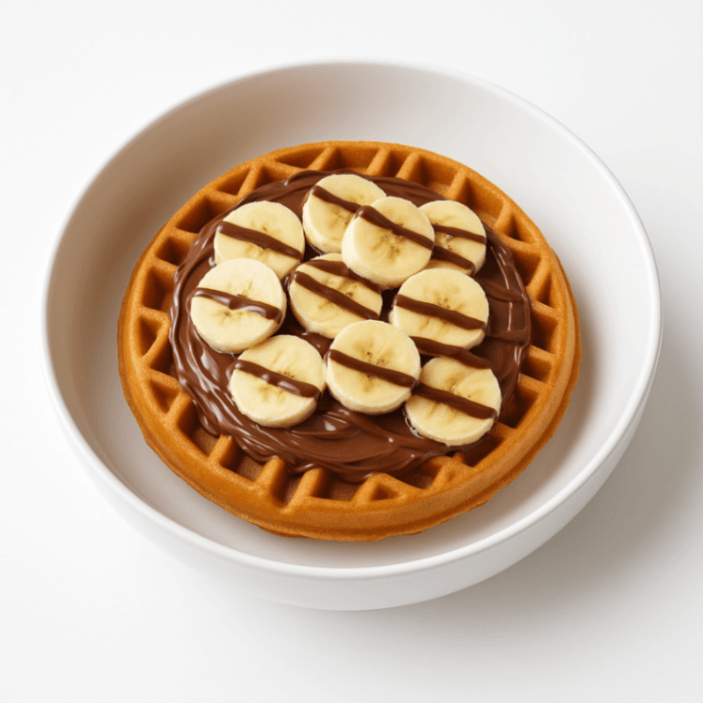 Waffle Nutella + Platano
