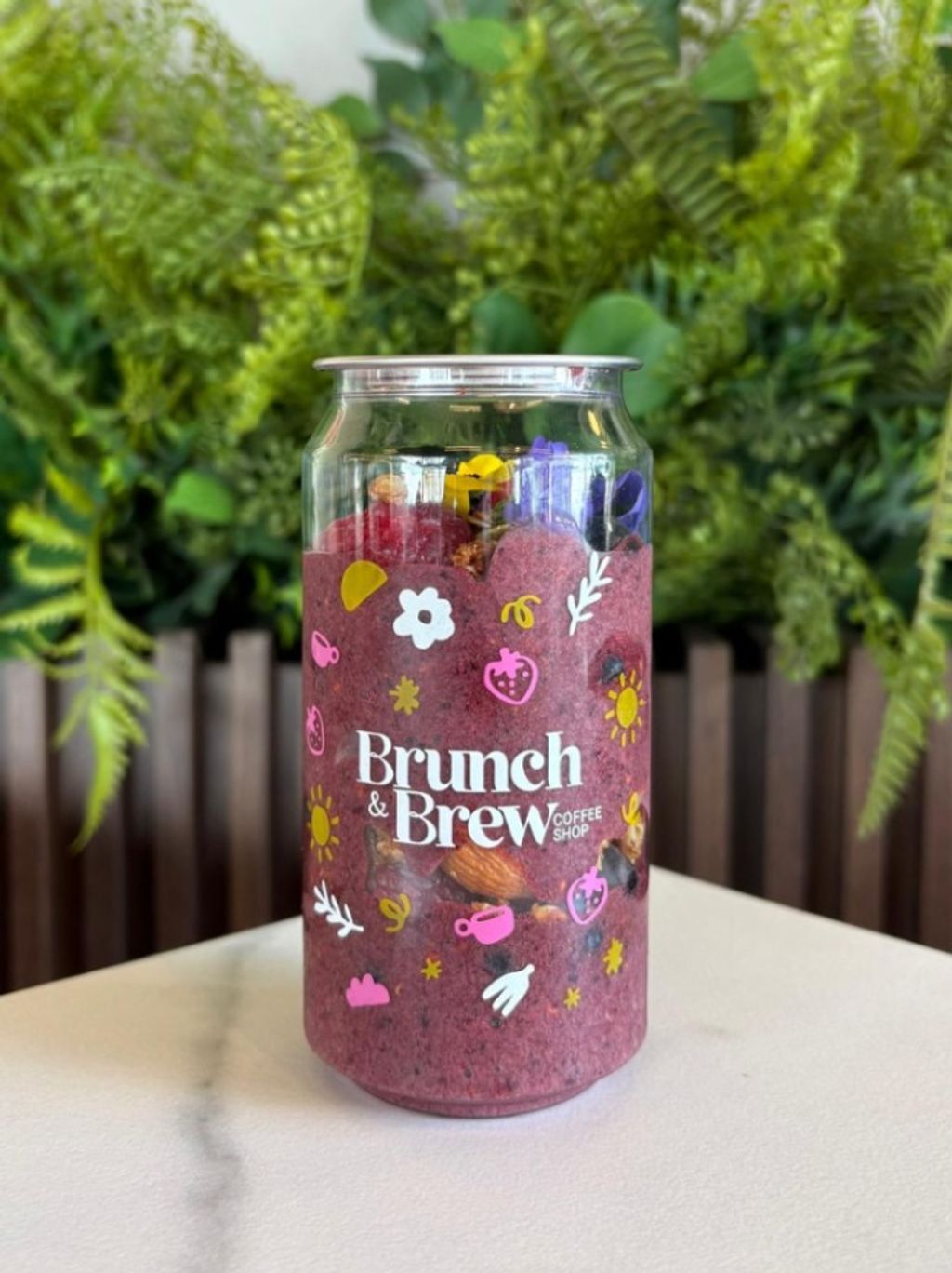 Açai bowl con fruta de temporada