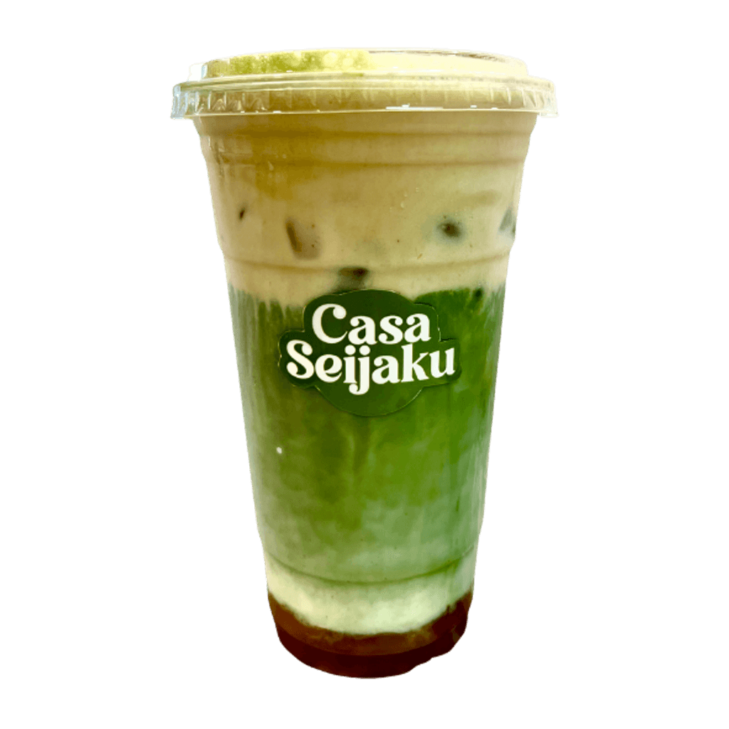 Matcha Peach Einspanner