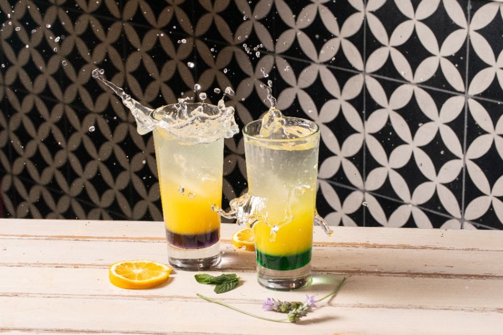 Soda italiana con perlas explosivas