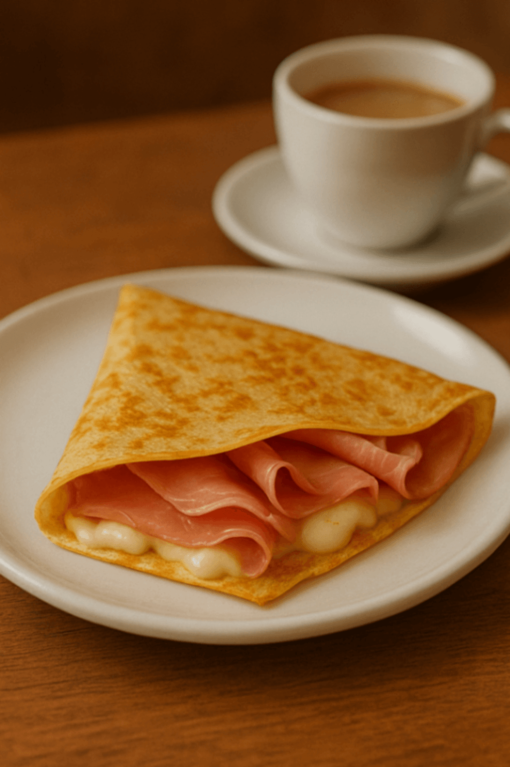 Q. MOZARELLA + JAMÓN DE PAVO (CREPA SALADA)